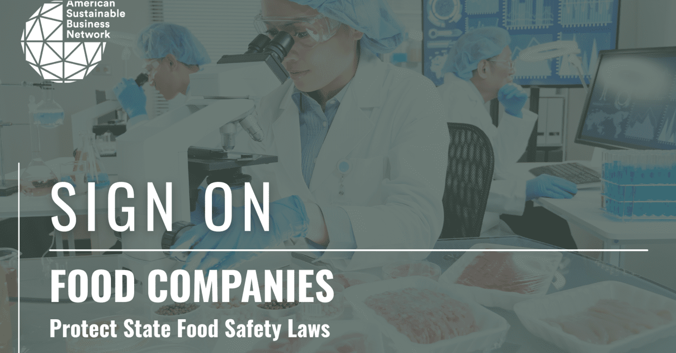 Food Safety Sign On Banner