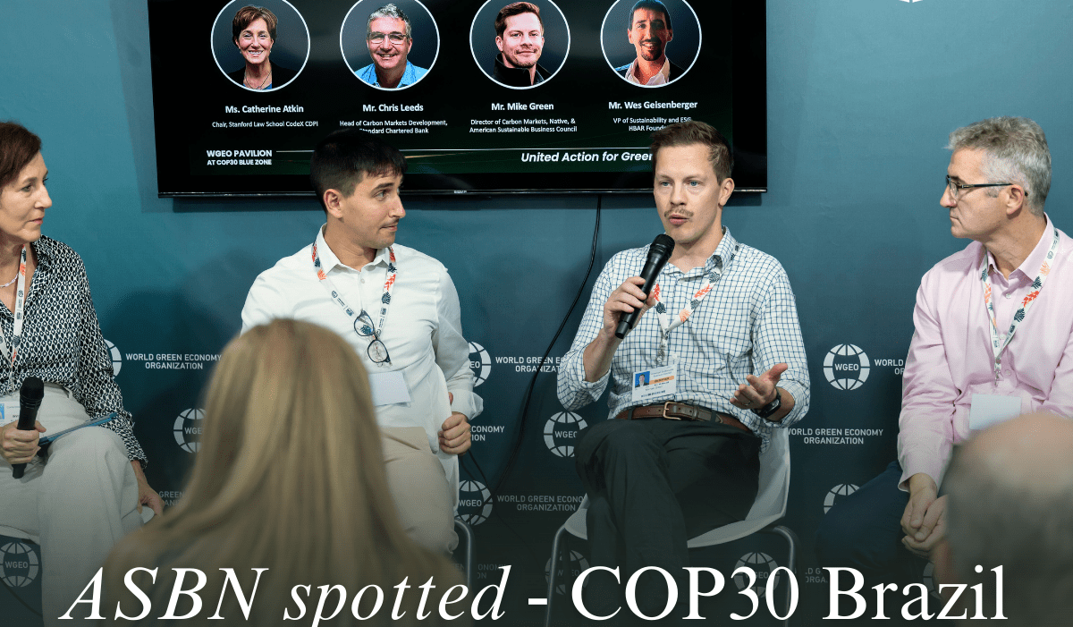 ASBN's Michael Green at COP30